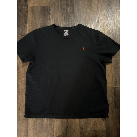 Ralph Lauren Other - Men's Polo Ralph Lauren Custom Fit T-shirt XL Basic Casual Preppy Black Red Pony